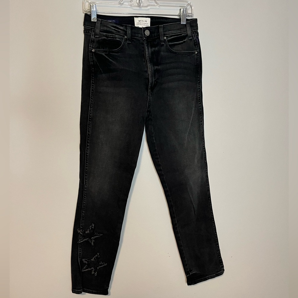 McGuire star distressed signature slim Skinny Jeans sz 28 Anthropologie